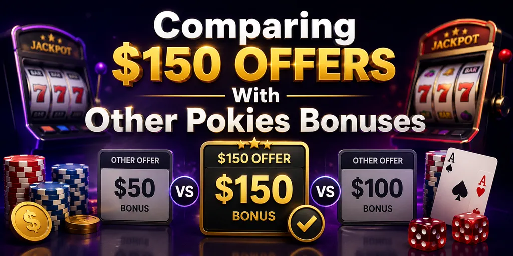 Comparing $150 Offers With Other Pokies Bonuses