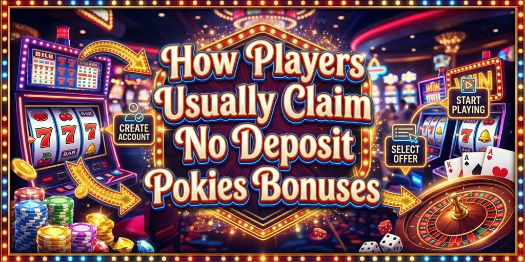 How Players Usually Claim No Deposit Pokies Bonuses