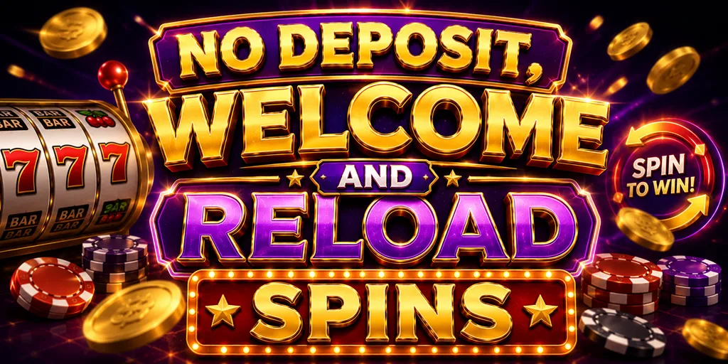 No Deposit, Welcome And Reload Spins