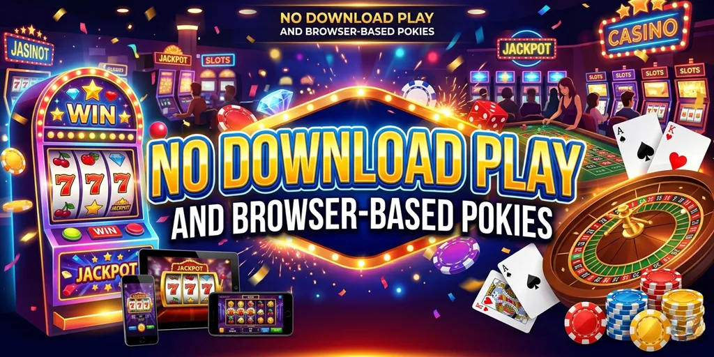 No Download Play And Browser-Based Pokies