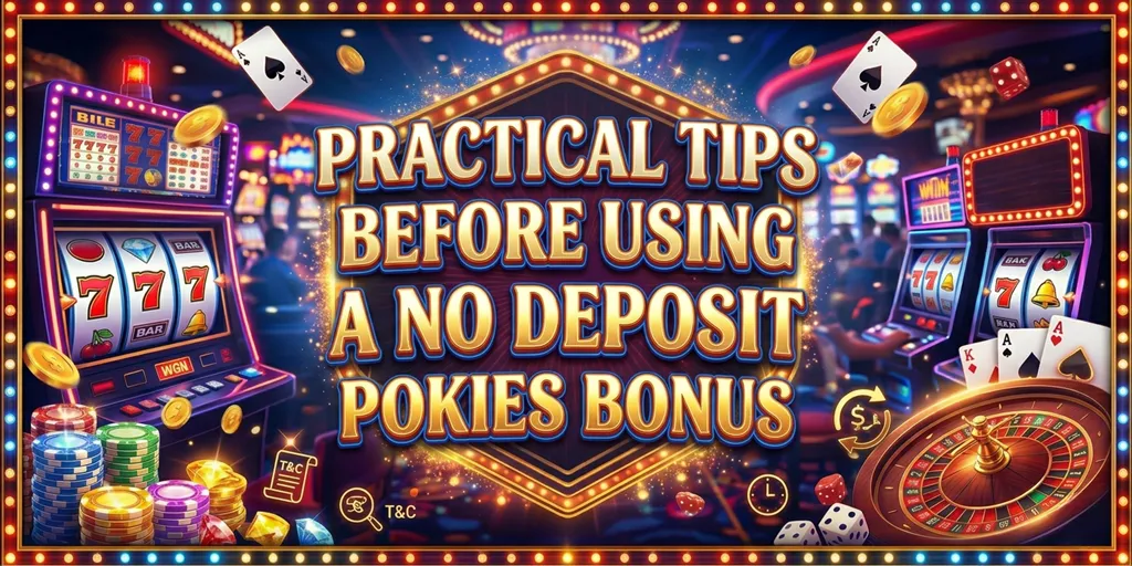 Practical Tips Before Using A No Deposit Pokies Bonus