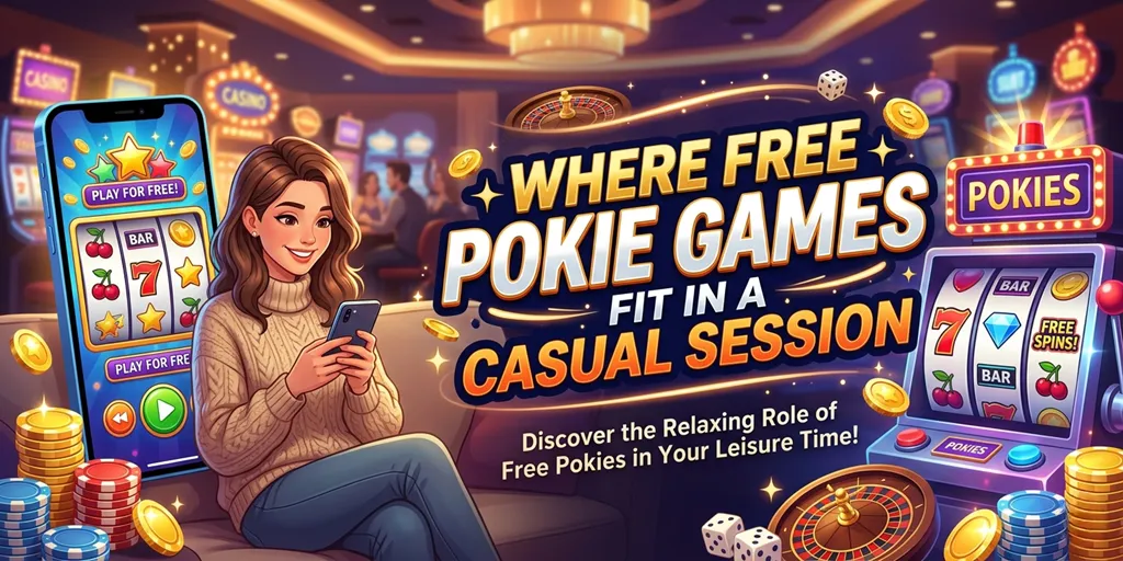 Where Free Pokie Games Fit In A Casual Session