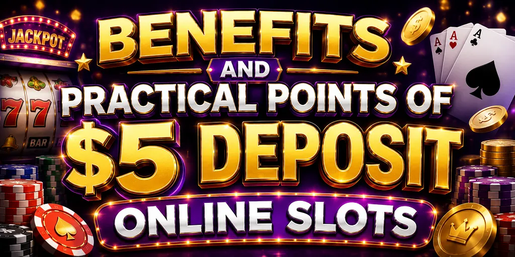 Benefits And Practical Points Of $5 Deposit Online Slots