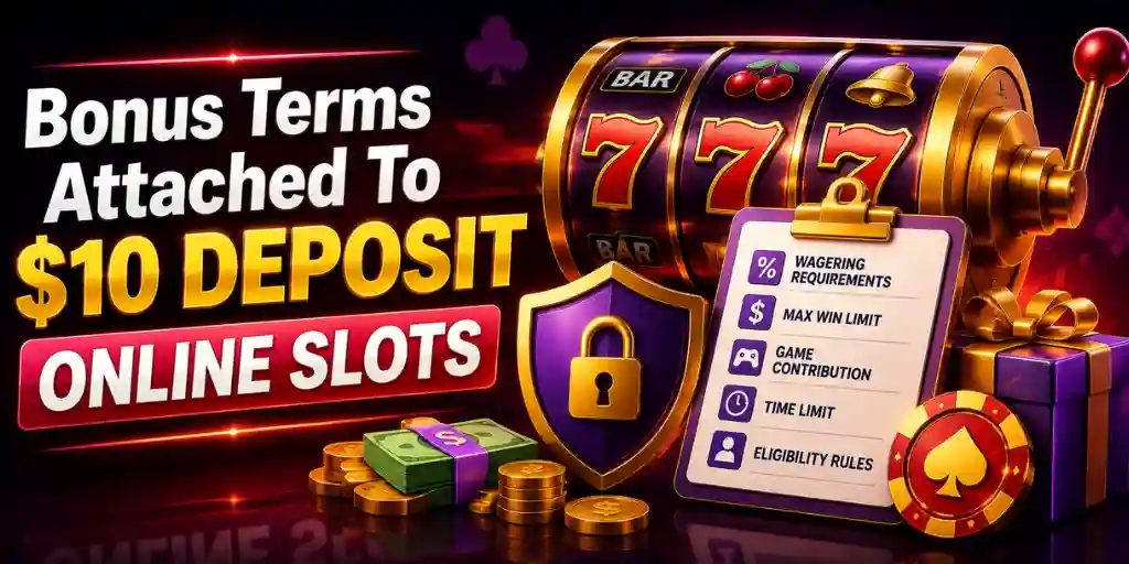 Bonus Terms Attached To $10 Deposit Online Slots