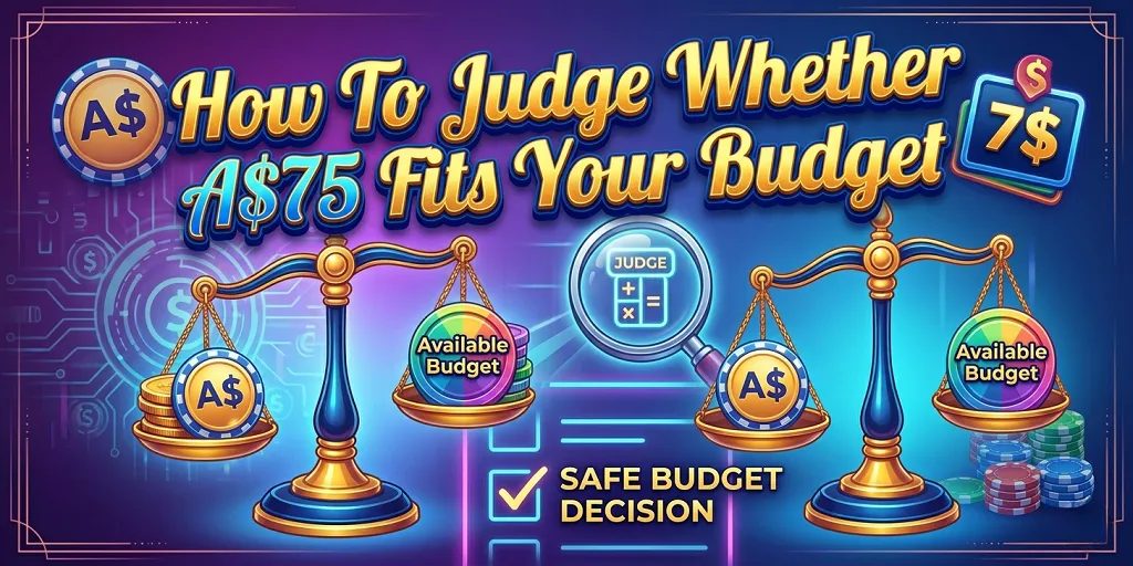 How To Judge Whether A$75 Fits Your Budget