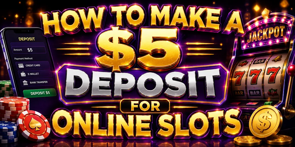 How To Make A $5 Deposit For Online Slots