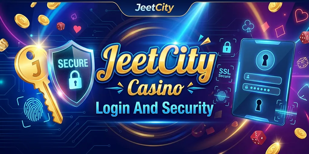 JeetCity Casino Login And Security