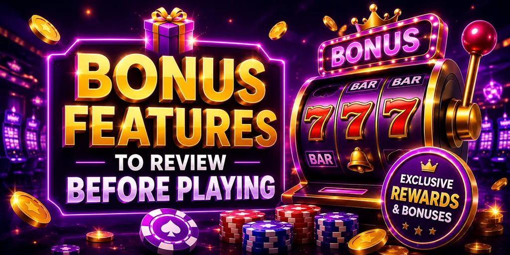 Bonus Features To Review Before Playing