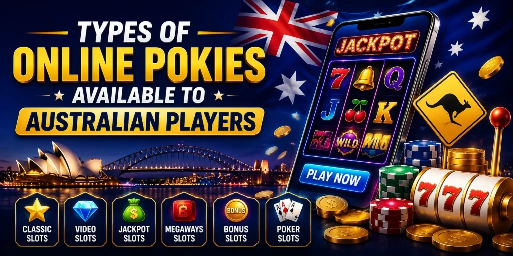 Types Of Online Pokies Available To Australian Players